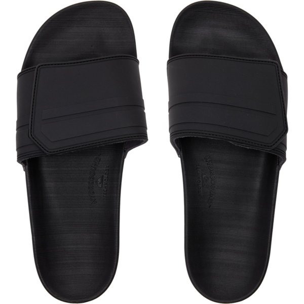2026 Quiksilver Männer Rivi Slide Adjust Schieber AQYL101038 - Black / Grau / Black